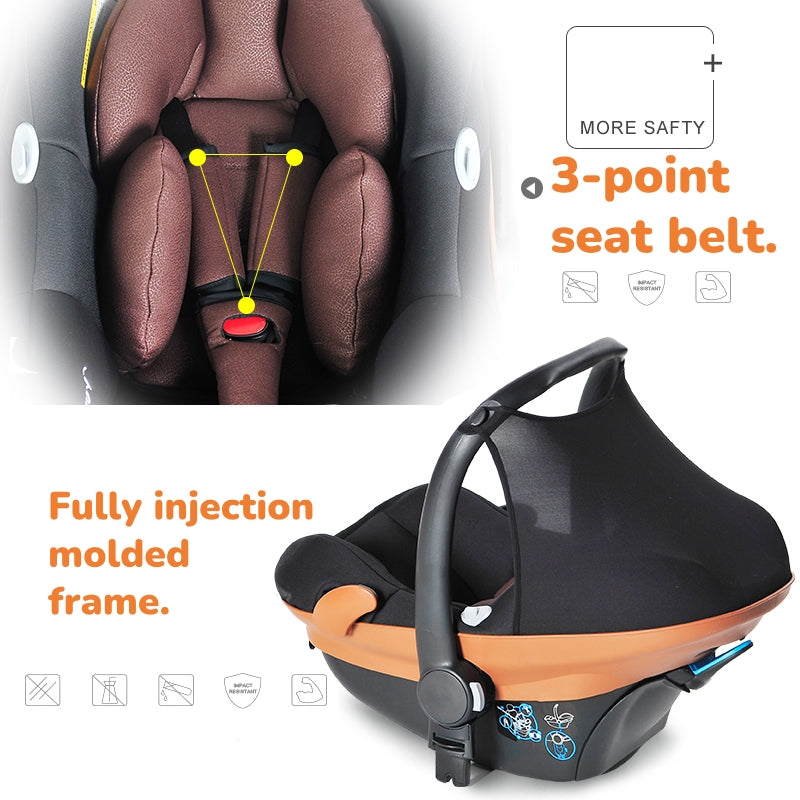 Q17 Baby Bassinet Car Seat for 0-12 Months Newborn Baby