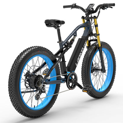 RV700 Explorer 1000W 48V 16Ah Powerful Electric Bicycle 26 Inch Beach Bike Mountain Bike Upgraded Oil Spring Downhill Fork Dual Suspension