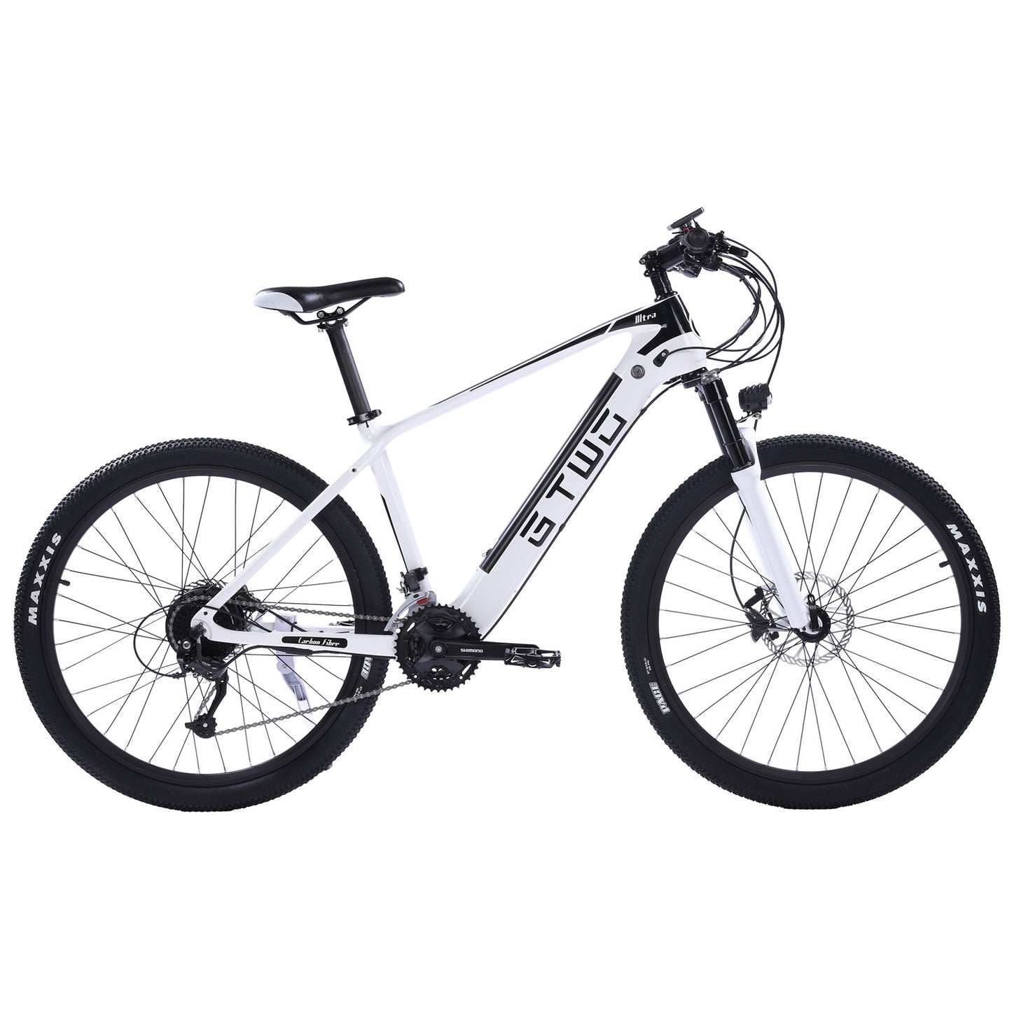 G2CB 27.5 Inch Electric Carbon Fiber Bike, adpopt 350W / 500W Motor, Air Shock Absorber Front Fork, 27 Speed Mountain Bicycle